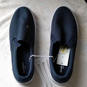 Men's blue slip-on sneakers